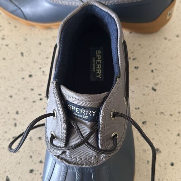 Sperry Women's Size 10 Blue Rubber Duck Boots Waterproof Rain & Snow Bootie NWOB - Picture 6 of 8